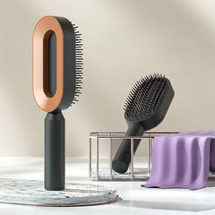 Brosse à cheveux autonettoyante pour femmes