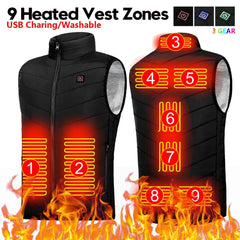 Gilet thermique auto-chauffant Veste chauffante en duvet Gilet chaud