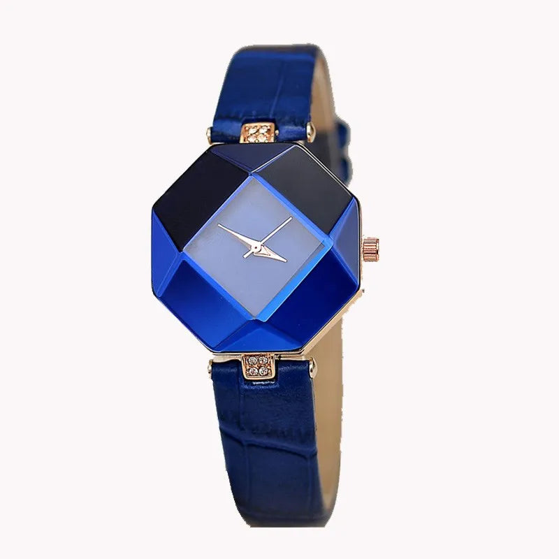 Diamant bleu, montre pour femme