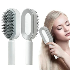 Brosse à cheveux autonettoyante 3D Coussin d'air Peigne de massage