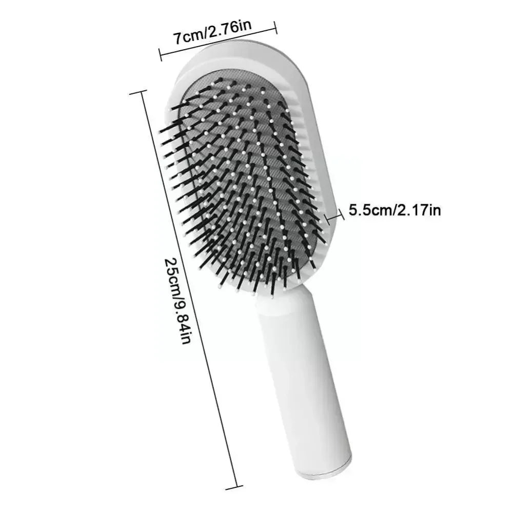 Brosse à cheveux autonettoyante 3D Coussin d'air Peigne de massage