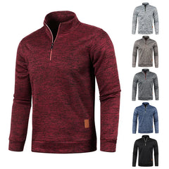 Sweat-shirts de couleur unie pour hommes,  pull-over plus épais de printemps