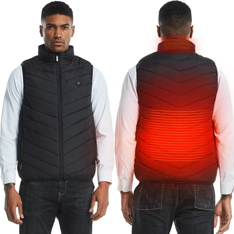 Gilet thermique auto-chauffant Veste chauffante en duvet Gilet chaud