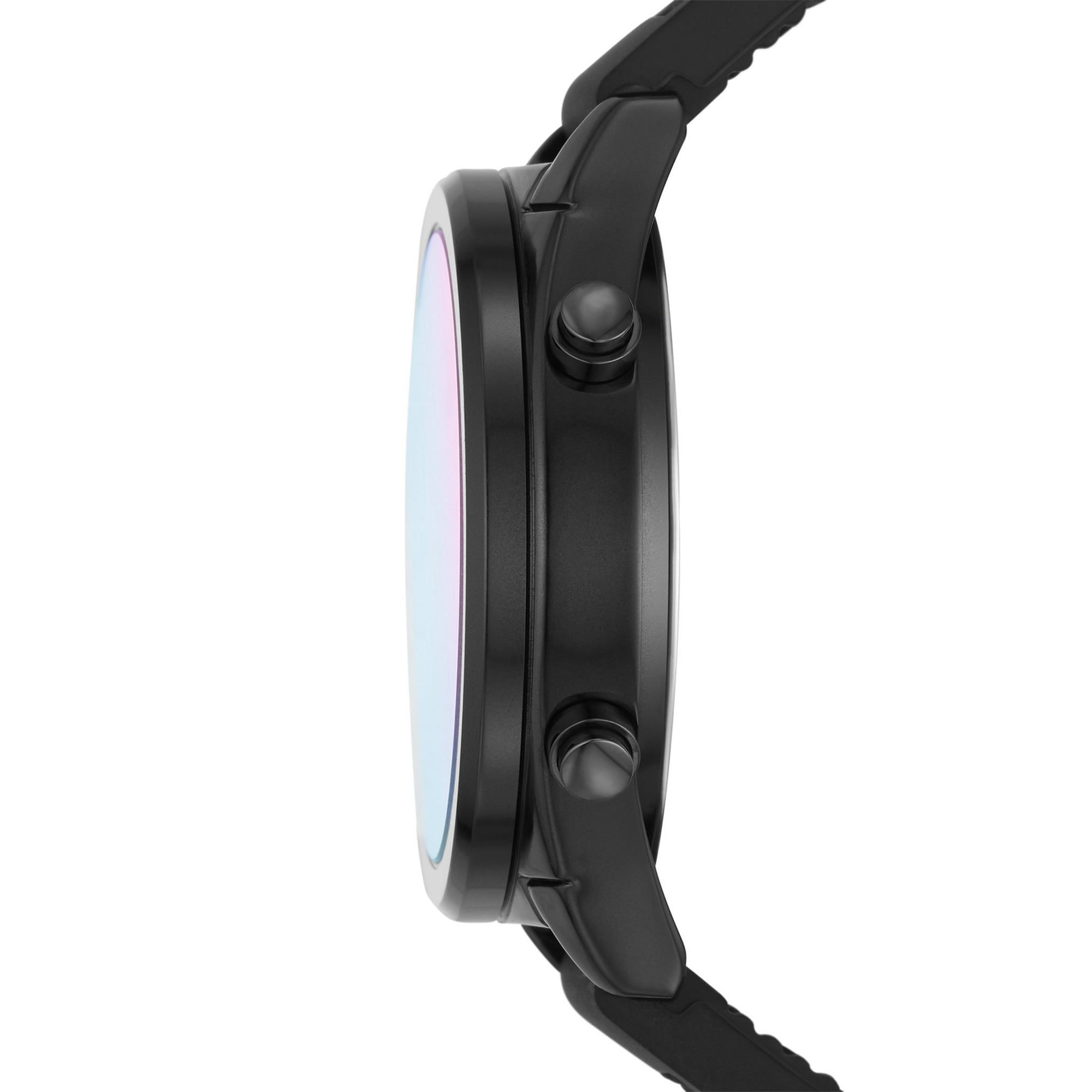 Montre numérique Skechers pour homme avec bracelet en silicone noir